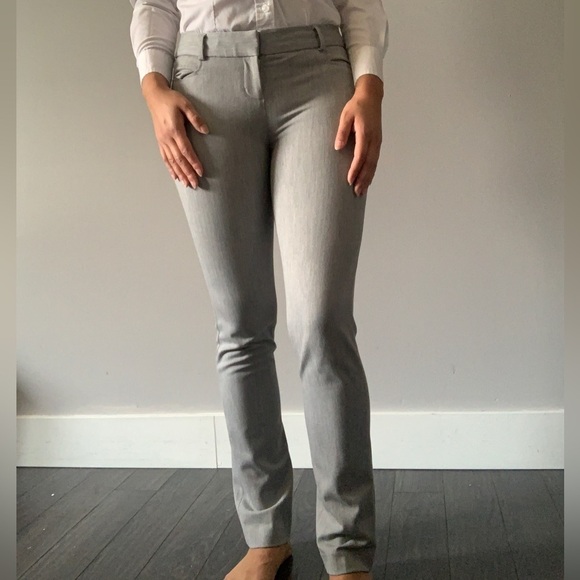 Express woman’s dress pants light grey size 2 Regular columnist  style - Picture 1 of 8